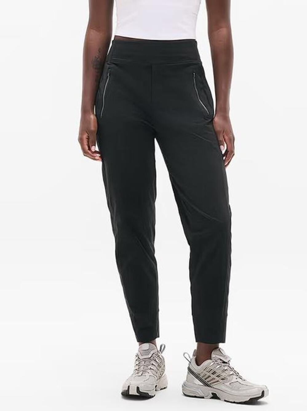 ATHLETA Women's Trekkie North High Rise Jogger Size 12 In Black